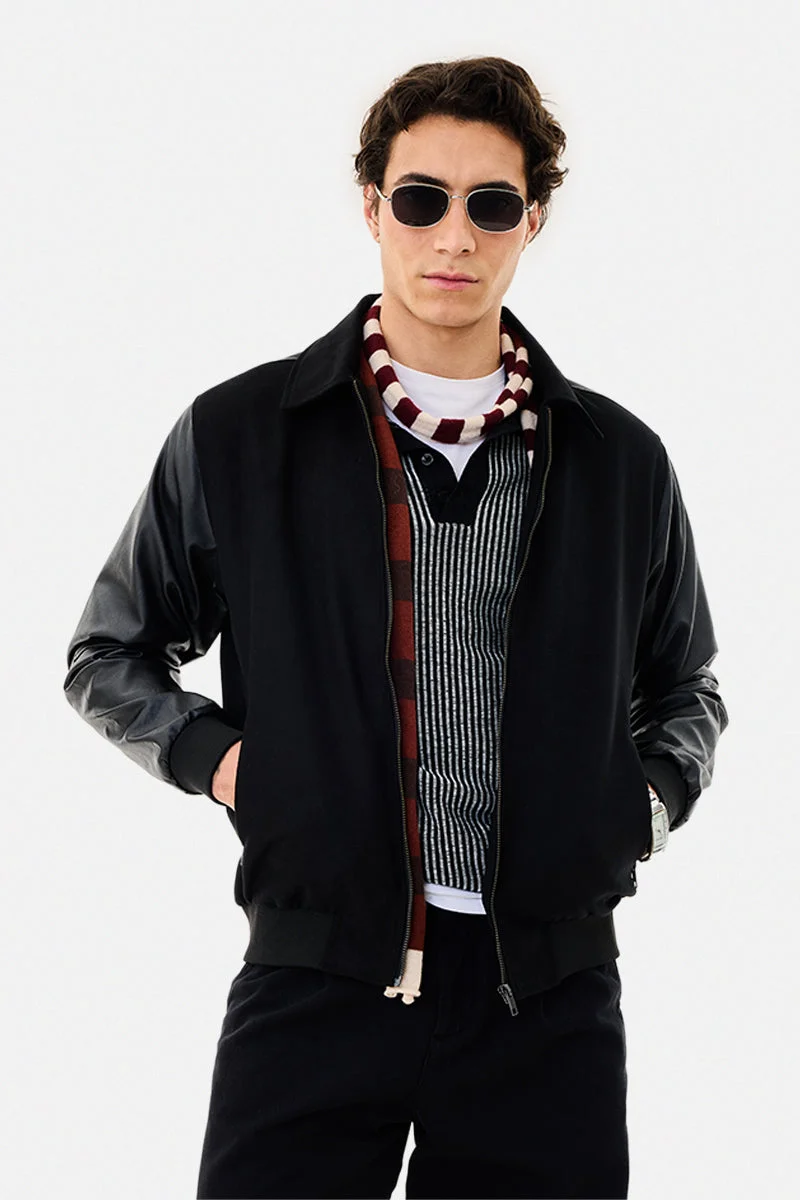 SNITCH Suede Zipper Jacket